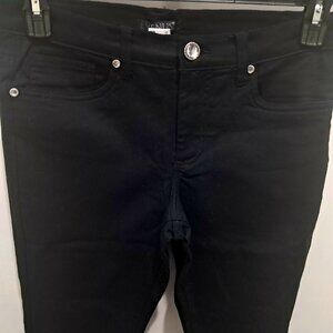 ✨ VENUS Sultry Black Skinny Jeans Size 10 NWOT Jeweled Studded - Ankle Cropped✨